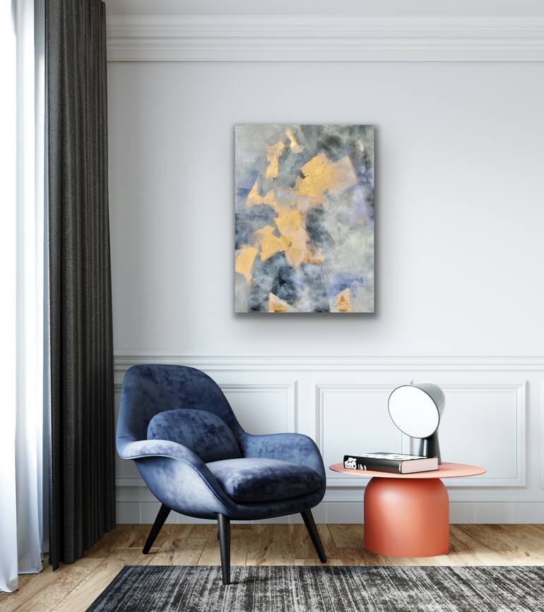 Original Conceptual Abstract Painting by Anastasia Vorobei
