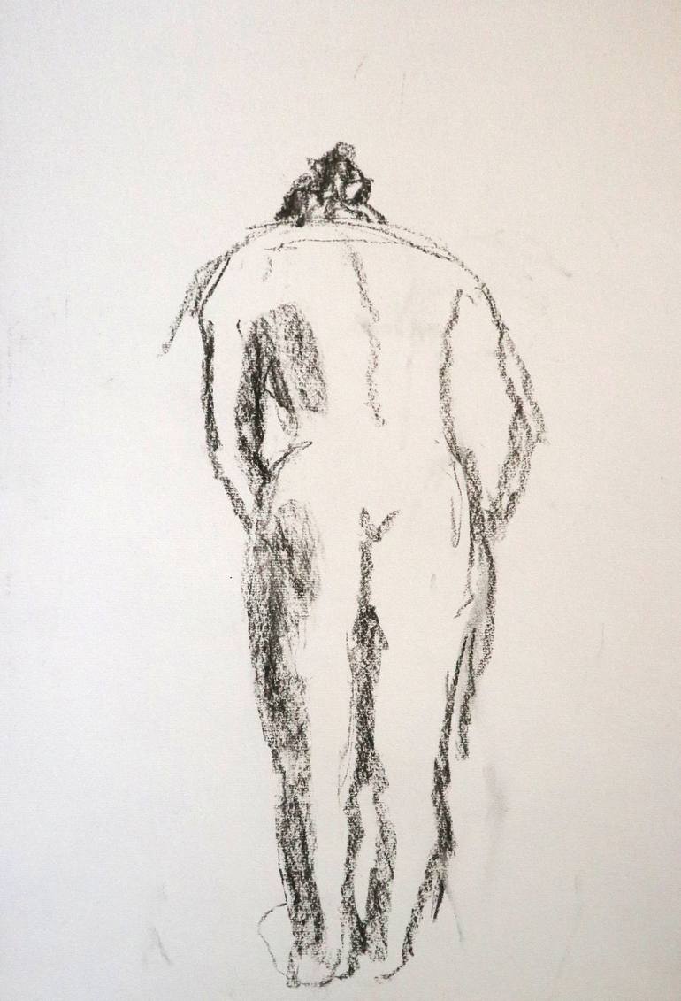 Original Nude Drawing by Anna Elle