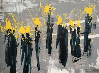 Original Abstract Expressionism Abstract Paintings by Igal Guinerman