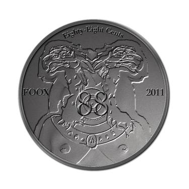 FOOX 88-cent Coin - David Foox coin button thumb