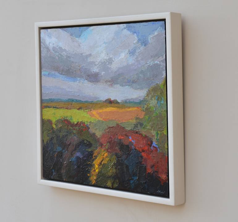 Original Modernism Landscape Painting by Katrina Wilkie