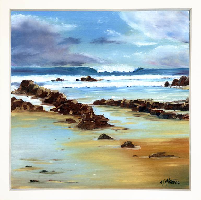 Original Fine Art Seascape Painting by Michael Ahearne