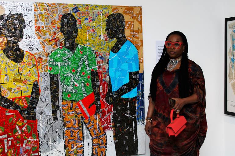 Original Expressionism Other Painting by Obi Nwaegbe