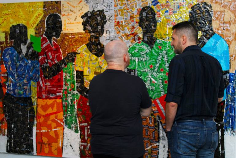 Original Expressionism Other Painting by Obi Nwaegbe