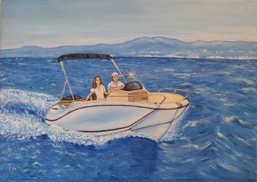 Original Figurative Seascape Paintings by Sandra Anic