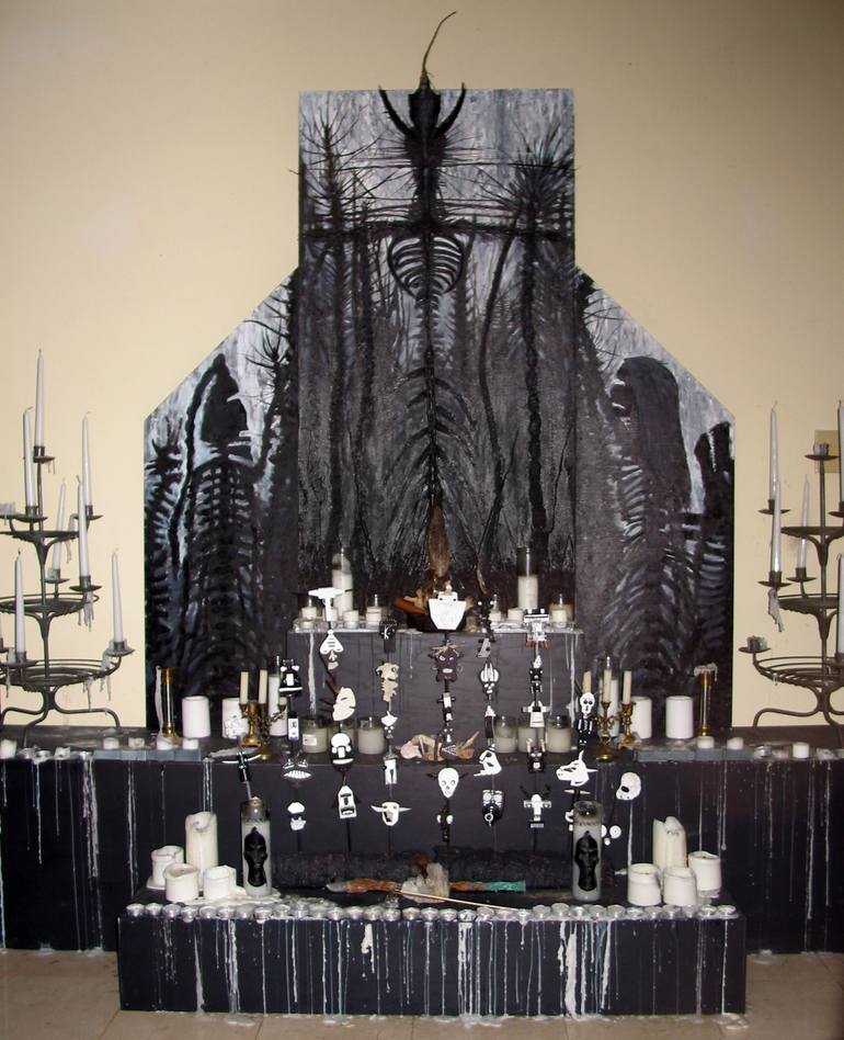 Print of Conceptual Religious Installation by Robert Corrao