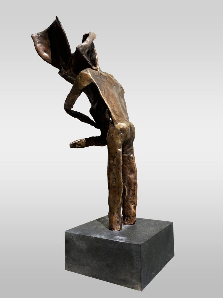 Original Sculpture, Contemporary, Abstract, Figurative Erotic Sculpture by Nikolas Tsorpatzidis