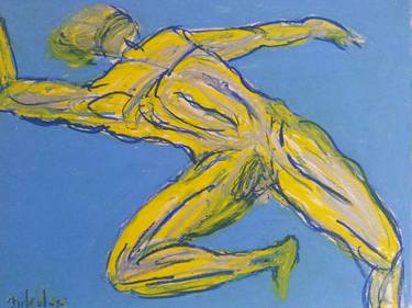 Original Abstract Nude Paintings by Nikolas Tsorpatzidis