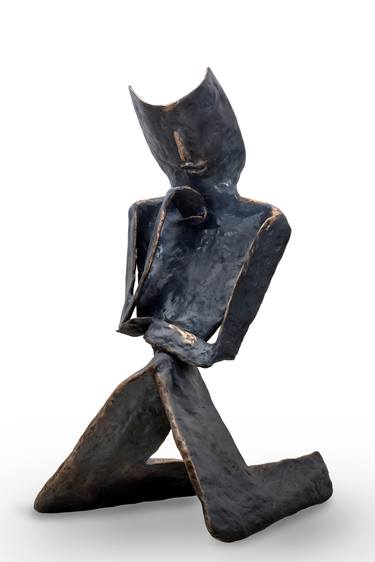 Original Figurative Men Sculpture by Nikolas Tsorpatzidis