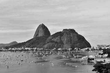 Magnificent Sugarloaf Mountain (BW) thumb