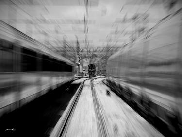 Print of Train Photography by Martiniano Ferraz