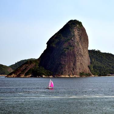 Sailboat in front of Sugarloaf Mountain thumb