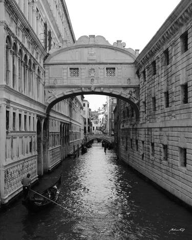 Bridge of Sighs - Venice (BW) thumb