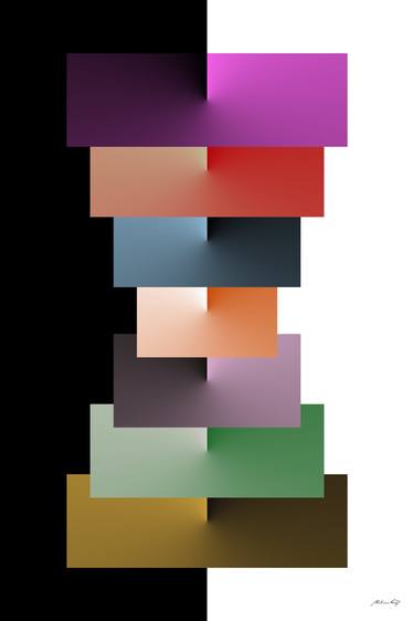 Original Contemporary Abstract Digital by Martiniano Ferraz