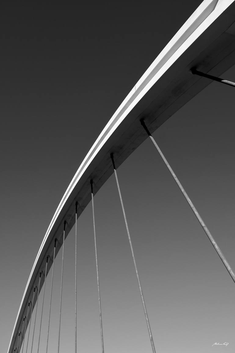 Original Architecture Photography by Martiniano Ferraz | Black & White Art on Canvas | Concrete and steel (BW)