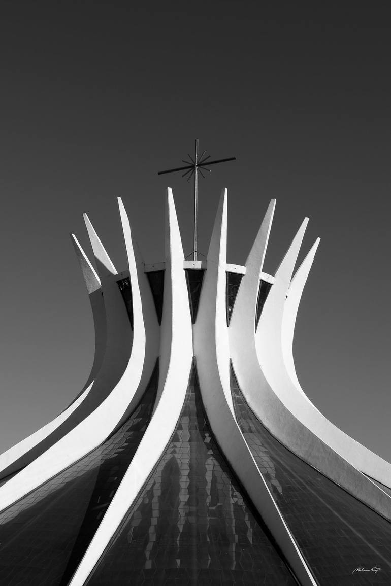 Cathedral of Brasília - 2 (BW) Original Photography by martiniano ferraz