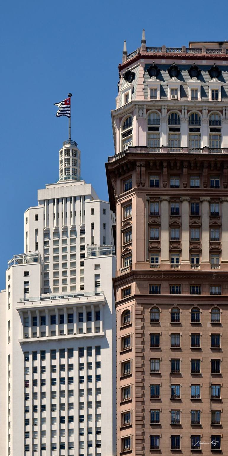 Original Architecture Photography by Martiniano Ferraz | Contemporary Art on Canvas | Altino Arantes and Martinelli - 1