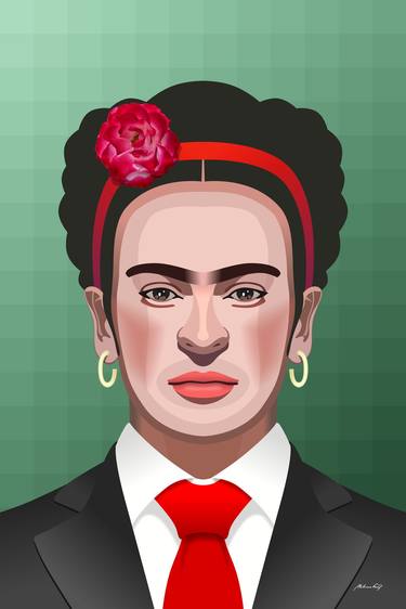 Frida Kahlo in a suit - Limited Edition of 5 thumb