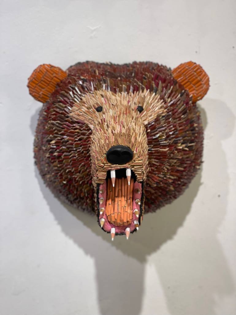 Original Conceptual Animal Painting by Mora Veron