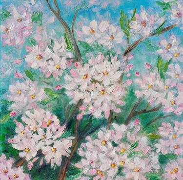 Print of Expressionism Floral Paintings by Svetlana Tatjanko