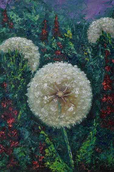 Original Abstract Expressionism Garden Paintings by Svetlana Tatjanko