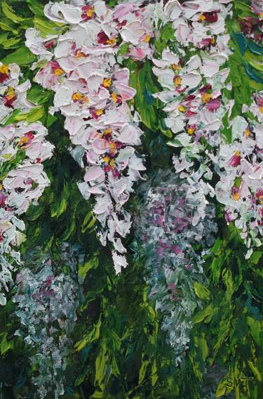 Original Abstract Floral Paintings by Svetlana Tatjanko