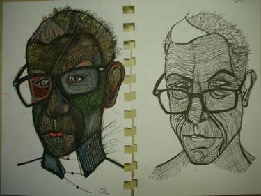Original People Drawing by Callum Leckie