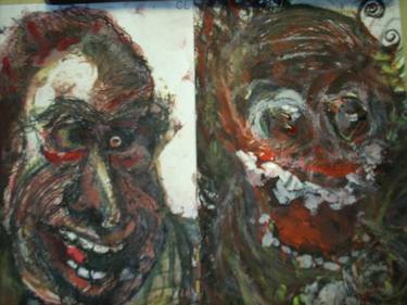 Original People Painting by Callum Leckie