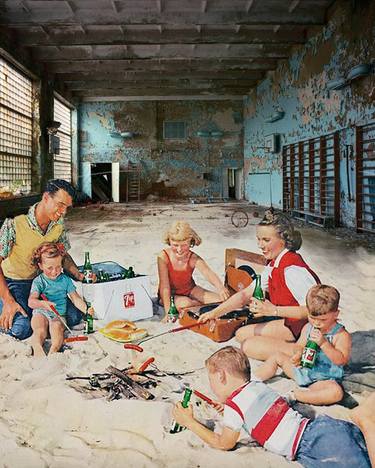 Print of Conceptual Family Collage by Sam Heydt