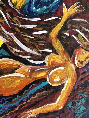 Original Abstract Expressionism Erotic Paintings by GENER ART