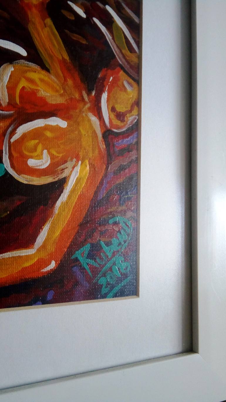 Original Abstract Expressionism Erotic Painting by GENER ART