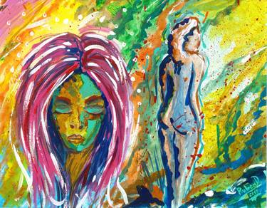 Print of Expressionism Women Paintings by GENER ART