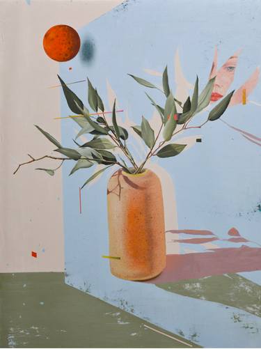 Original Surrealism Botanic Paintings by Taras Haida