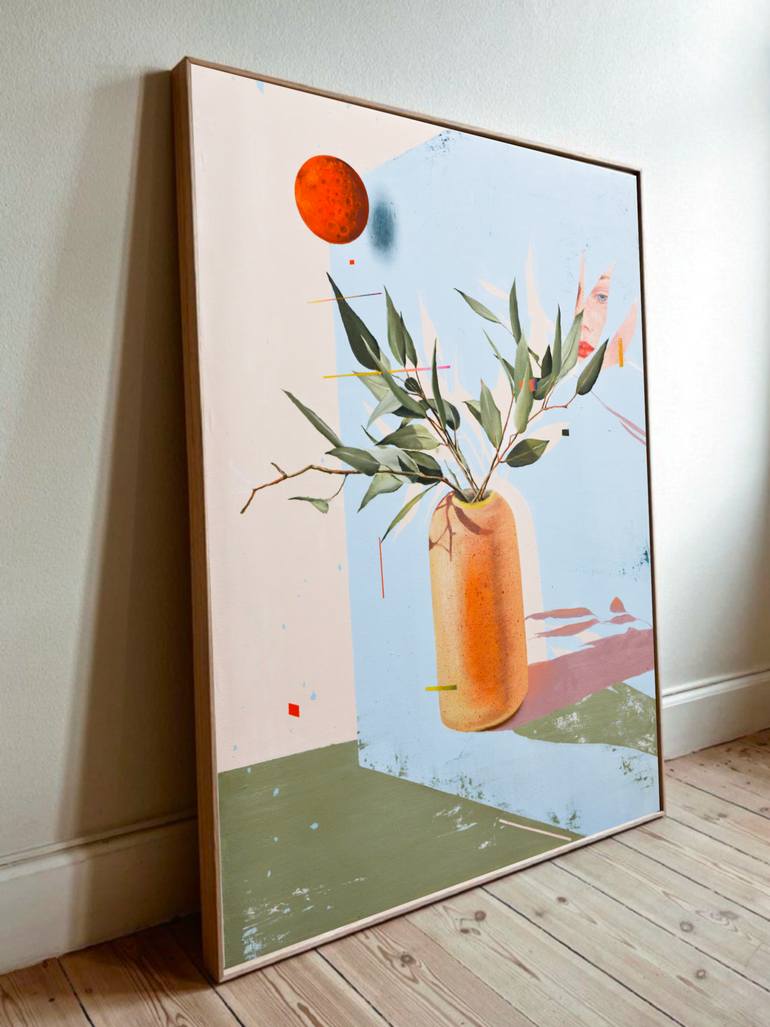 Original Surrealism Botanic Painting by Taras Haida