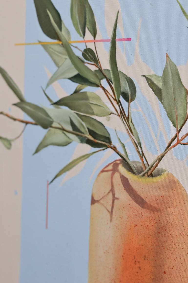 Original Surrealism Botanic Painting by Taras Haida