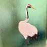 Red Crowned Crane