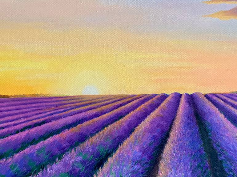 Original Expressionism Landscape Painting by Avgustina Biryukova