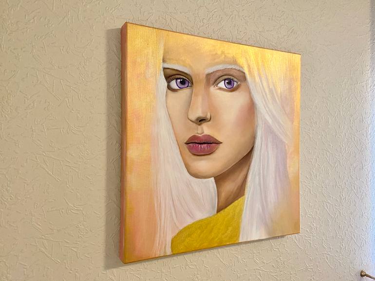 Original Art Deco People Painting by Avgustina Biryukova