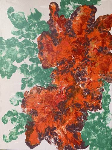 Print of Abstract Floral Paintings by Olena Shynkareva