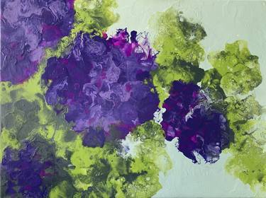 Print of Abstract Expressionism Floral Paintings by Olena Shynkareva