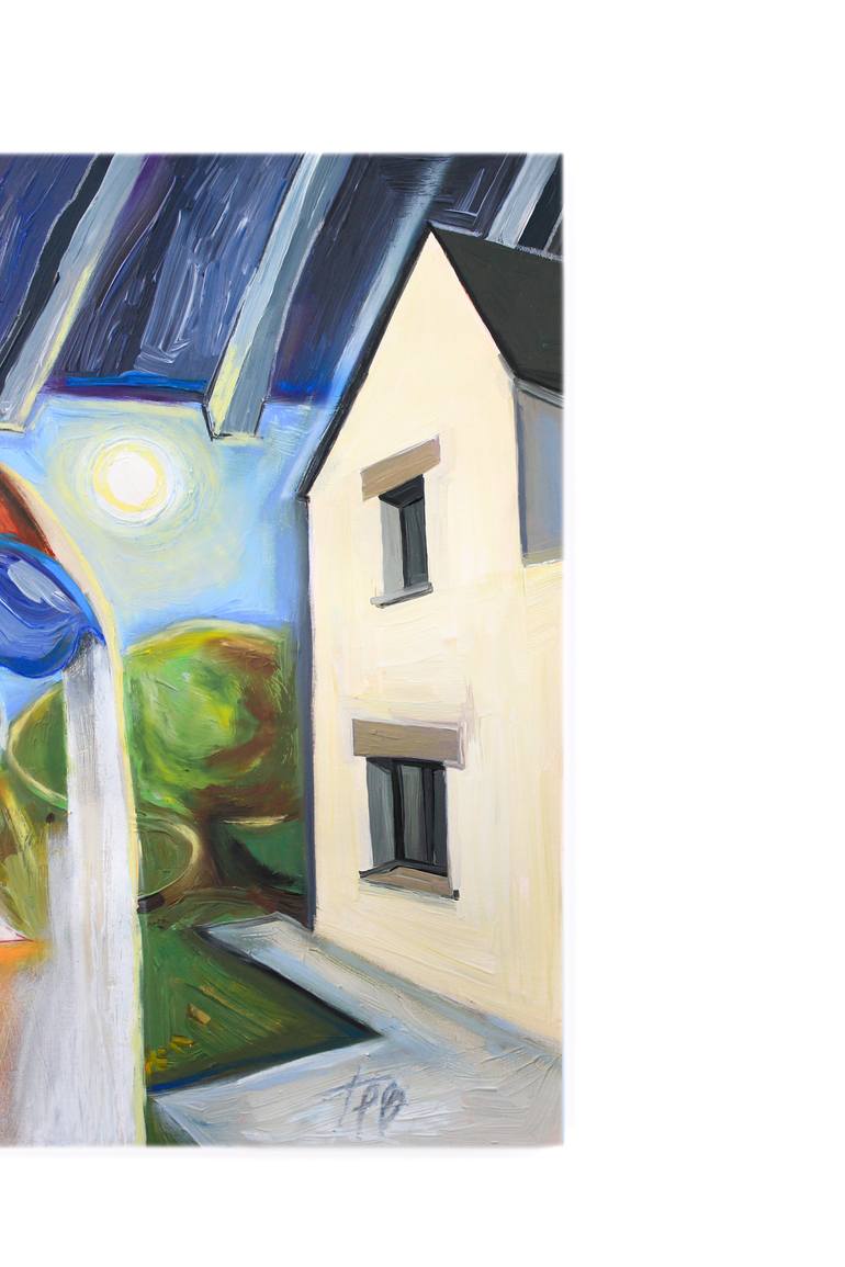 Original Surrealism Abstract Painting by Thais Palma Bottiglieri