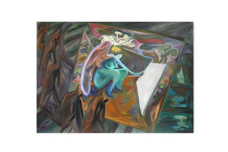 Original Expressionism People Painting by Thais Palma Bottiglieri