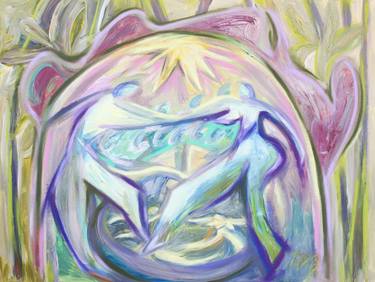 Original Expressionism People Paintings by Thais Palma Bottiglieri