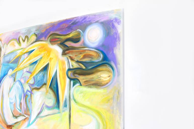 Original Expressionism People Painting by Thais Palma Bottiglieri