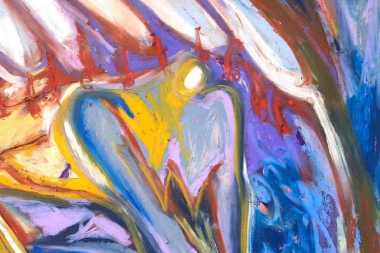 Original Cubism Abstract Painting by Thais Palma Bottiglieri