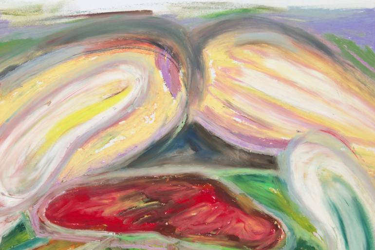 Original Abstract People Painting by Thais Palma Bottiglieri