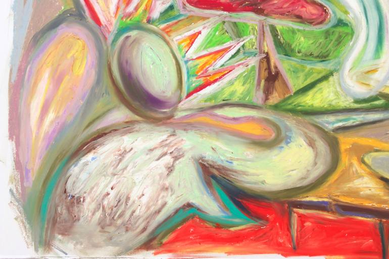 Original Abstract People Painting by Thais Palma Bottiglieri