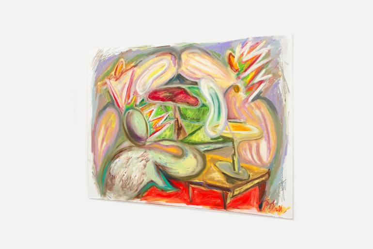 Original Abstract People Painting by Thais Palma Bottiglieri