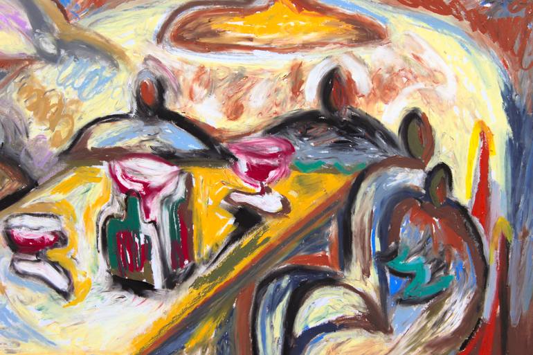 Original Contemporary Abstract Painting by Thais Palma Bottiglieri