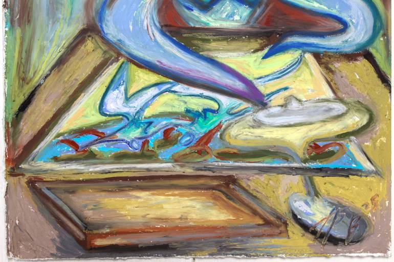 Original Abstract People Painting by Thais Palma Bottiglieri